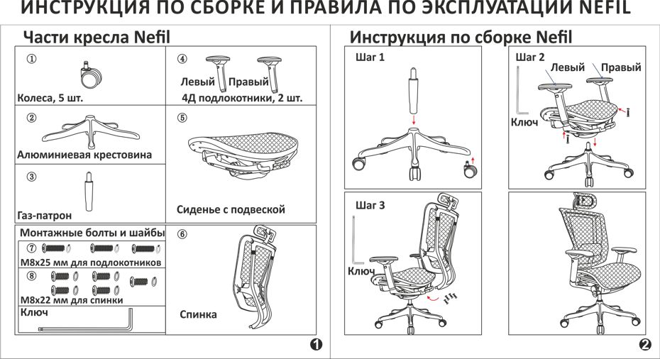 Инструкция по ремонту офисного кресла своими руками, виды поломок