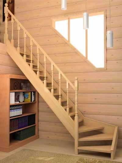 Расчет деревянной и металлической лестницы на второй этаж дома