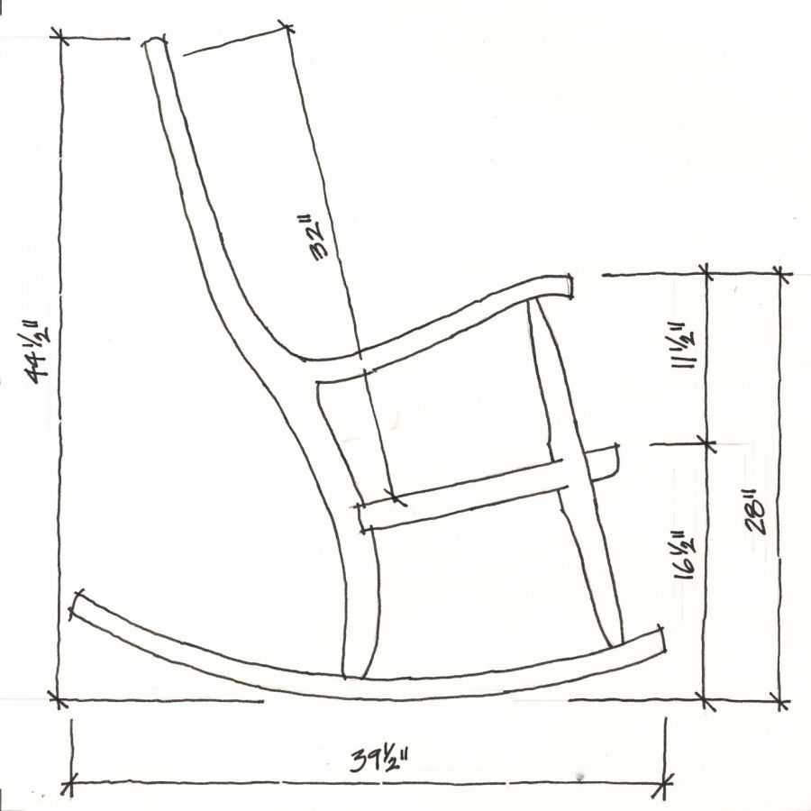 Кресло-качалка своими руками из фанеры — чертежи и пошаговые инструкции