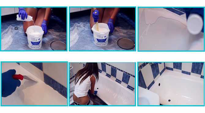 Как покрасить ванну жидким акрилом: инструкция - 1000sovetov.ru