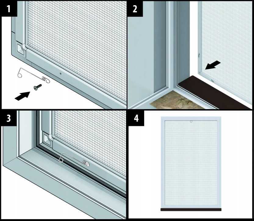 Как крепить москитную сетку на пластиковое окно: 4 линии обороны от «мессершмиттов»