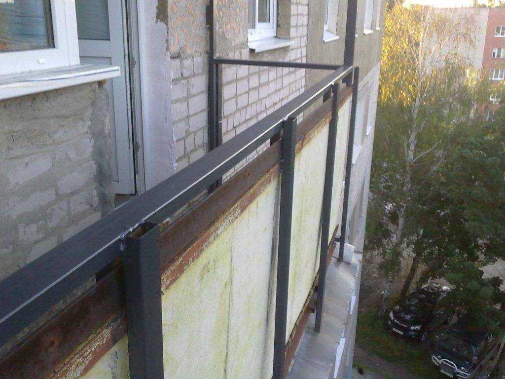 Как сделать балкон с выносом, два метода расширения