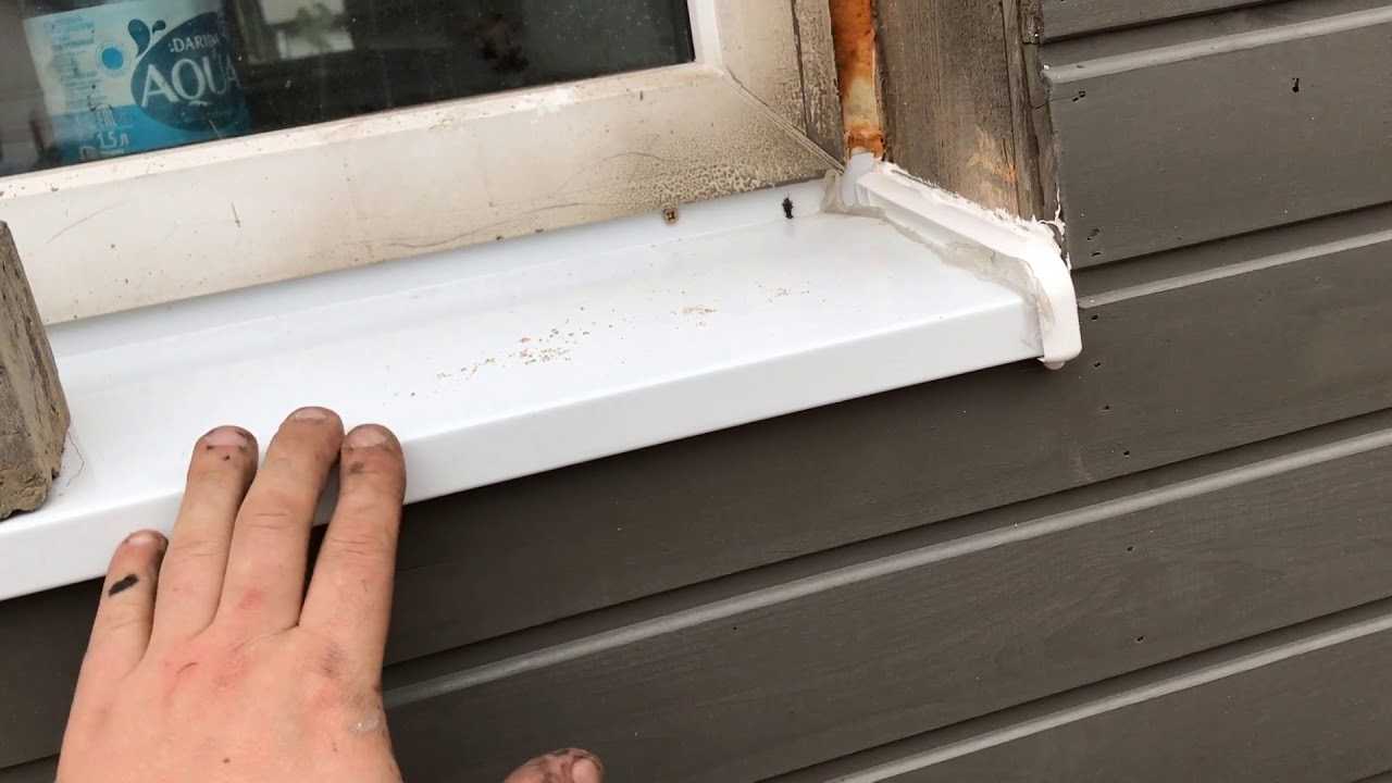 Установка оконных отливов своими руками – как правильно поставить отливы на окна