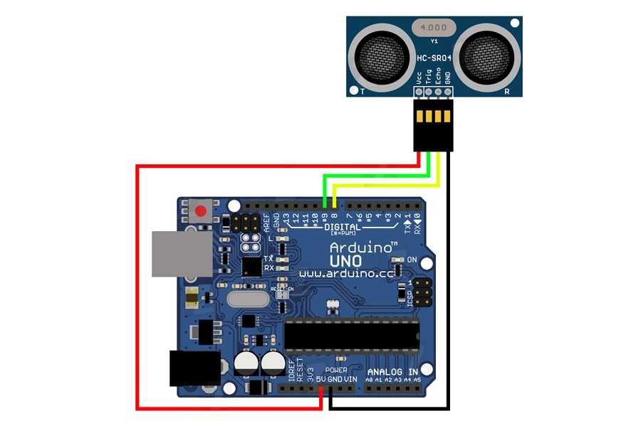 Arduino: датчик расстояния/ультразвуковой дальномер