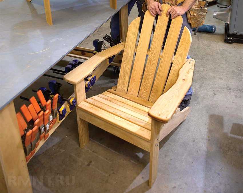 Уютное деревянное садовое кресло своими руками - сделай сам