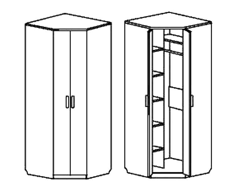 Сборка двухстворчатого шкафа. Шкаф угловой 2 дв модуль Ларго-1. Шкаф угловой KSW 2. Шкаф Колибри св мебель угловой сборка. Шкаф угловой распашной г образный конструкция.
