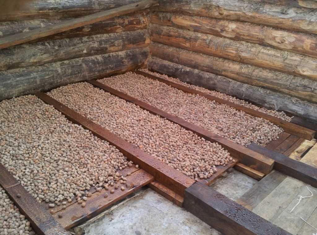 Утепление керамзитом деревянного дома