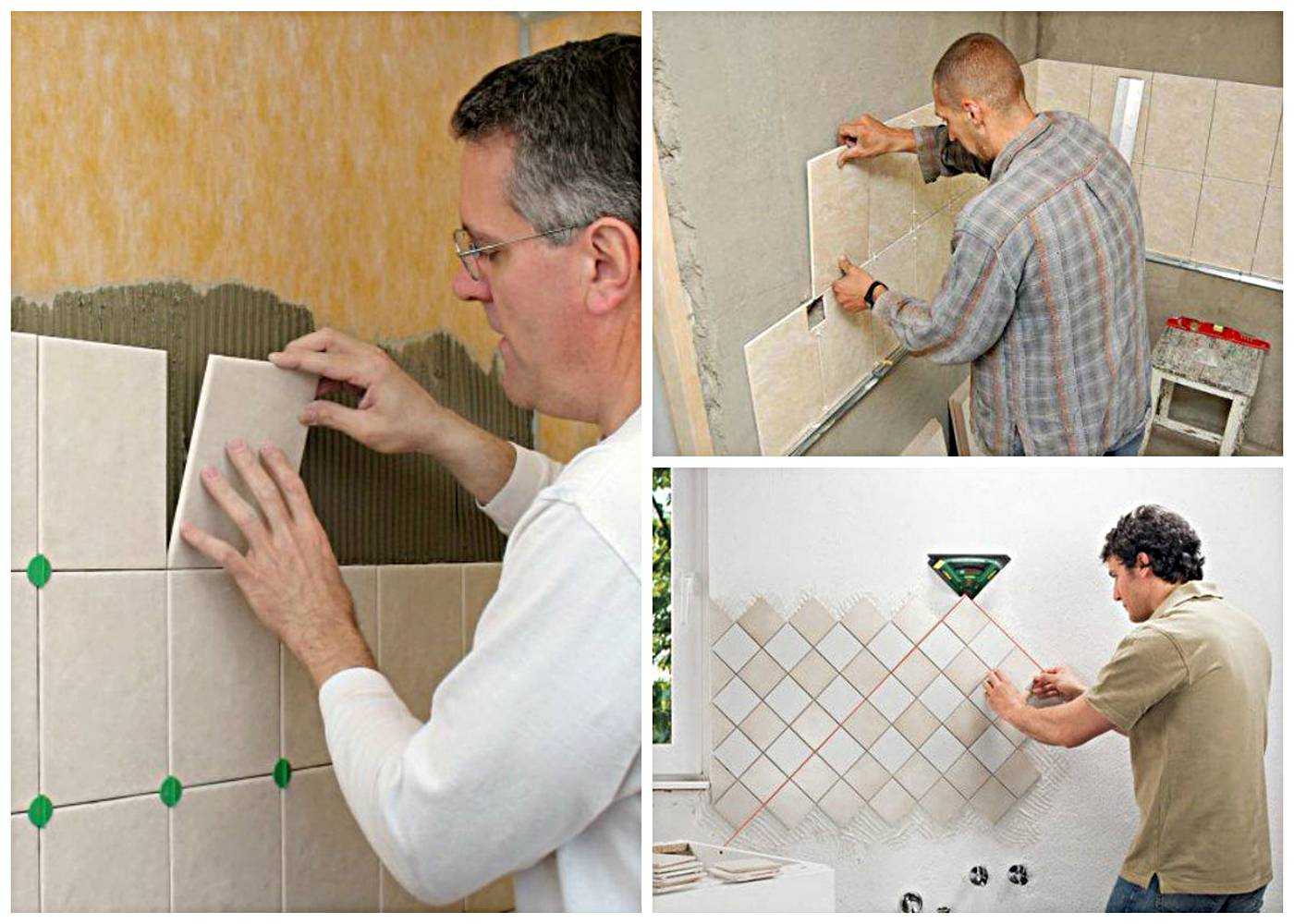 Способы укладки плитки в ванной на стену. виды и рисунки укладки