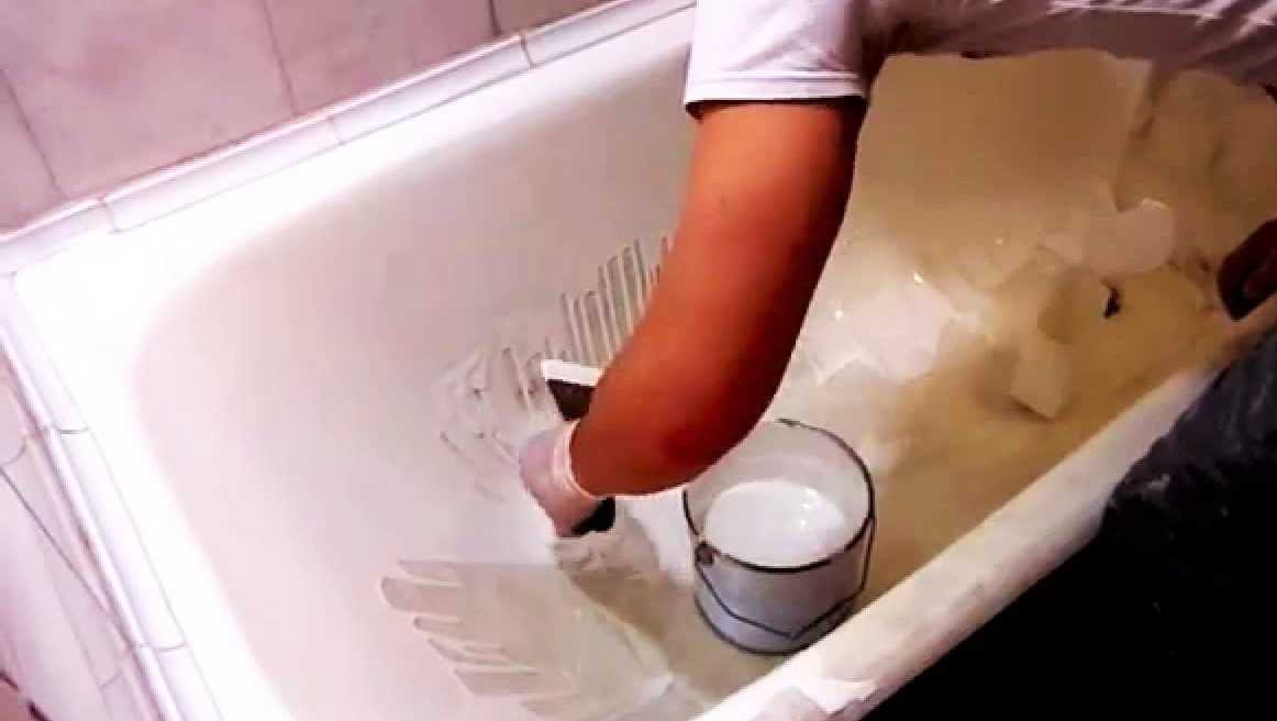 💦 самостоятельная реставрация эмали ванн жидким акрилом без лишних затрат