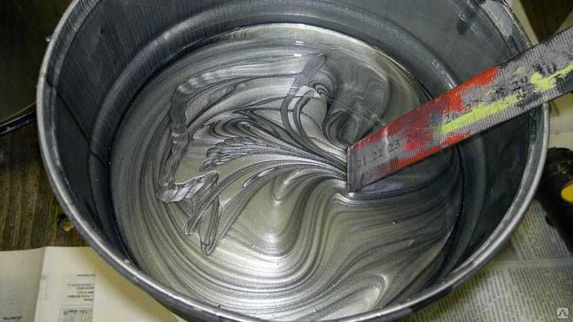 Как использовать краску серебрянку по металлу?