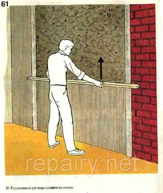 Как выставить маяки под штукатурку стен: пошаговая инструкция