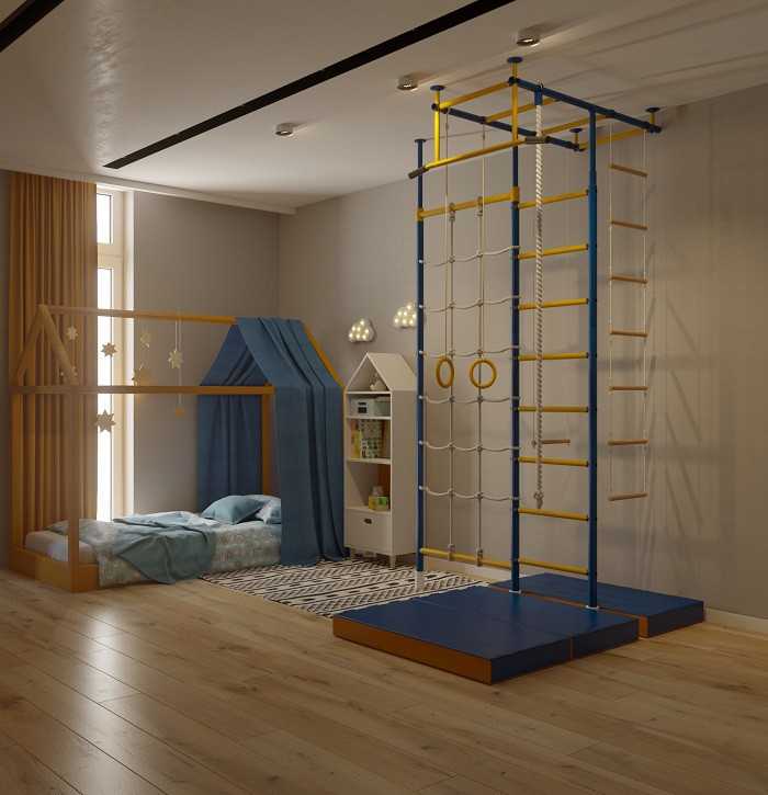 Спортивный уголок для детей в квартире: как правильно организовать пространство – советы по ремонту