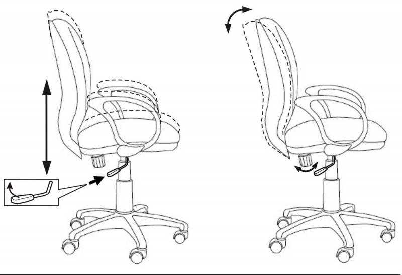 Как отрегулировать офисное кресло (с иллюстрациями)
