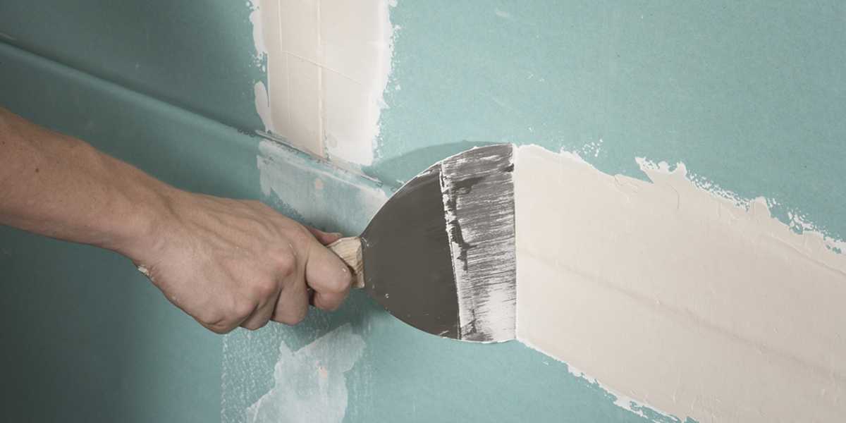 Шпаклевка гипсокартона под покраску: как и чем правильно шпаклевать гкл, технология подготовки стен своми руками + видео