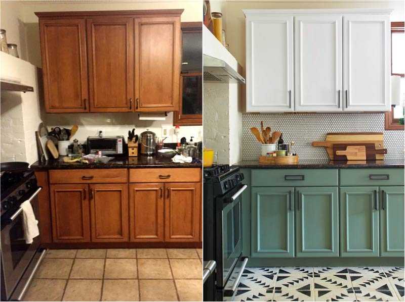 Ремонт кухонного гарнитура : как обновить кухонный гарнитур своими руками, замена столешницы и фасадов на кухне