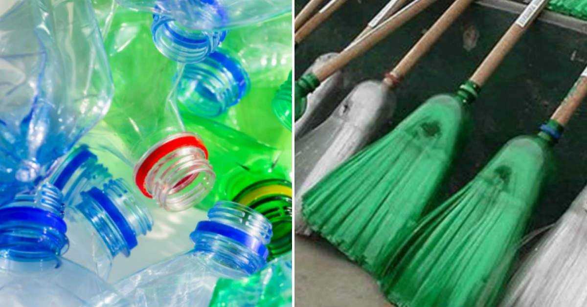 Как сделать метлу из пластиковых бутылок своими руками: пошагово