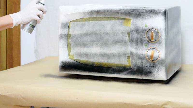 Чем покрасить микроволновку внутри: 6 вариантов
